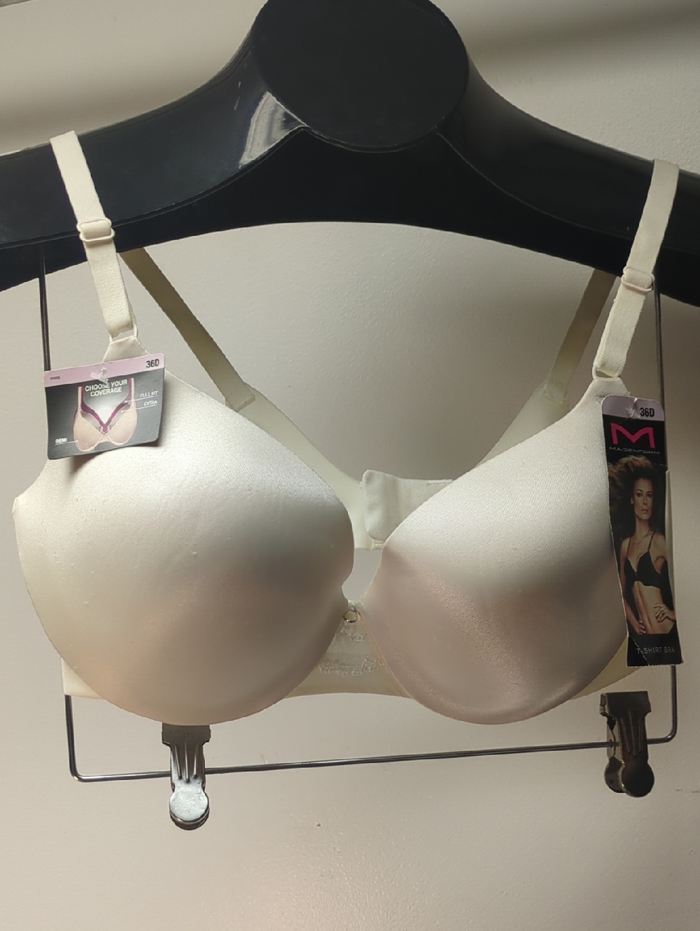 36D Maidenform 9472 Smooth Luxe Push-up Bra Adds Up To A Full Cup nwd